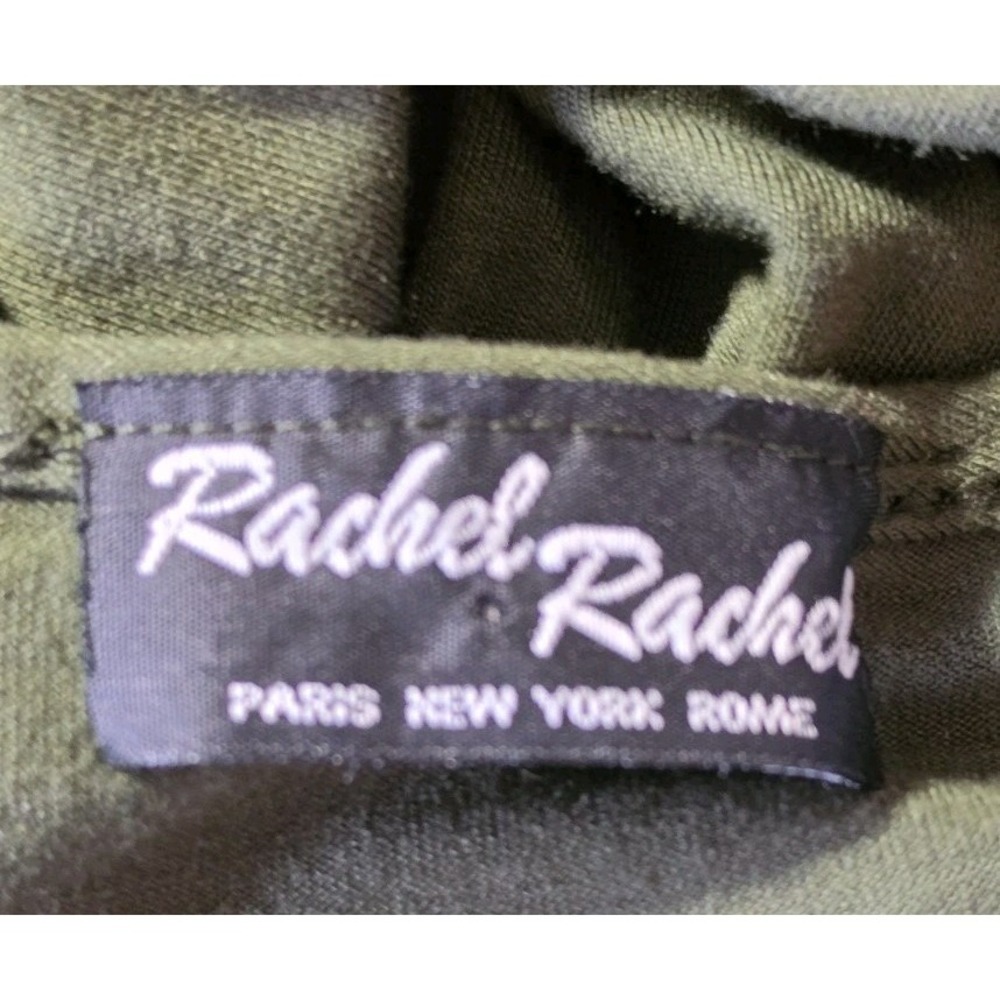Rachel Rachel Maxi Dress Size 3/4 Sleeve Size Large Olive Color Cowgirl USA - Picture 4 of 4